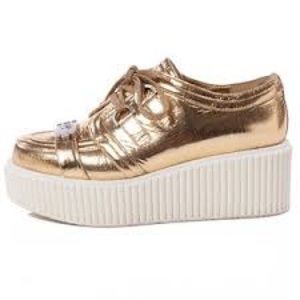 Chanel platform loafers (only worn once)